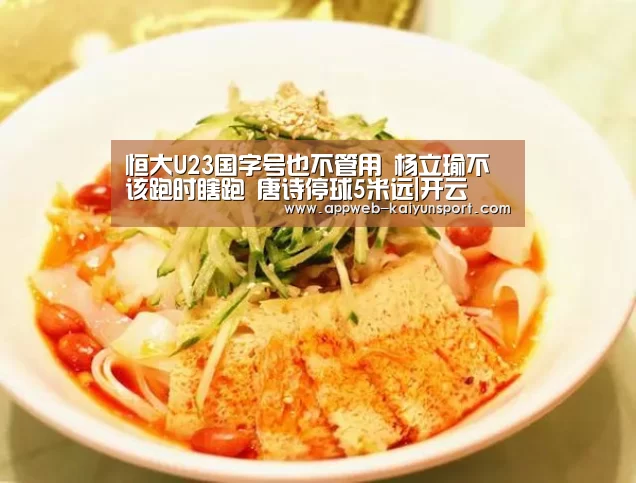 恒大U23国字号也不管用 杨立瑜不该跑时瞎跑 唐诗停球5米远|开云 (图3) 即时比分入口